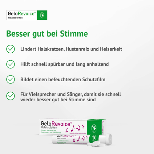 Gelorevoice Halstabl. Holunderblüte-Mentholfrei 20 St G. Pohl-Boskamp bei onfy.de kaufen 15201371