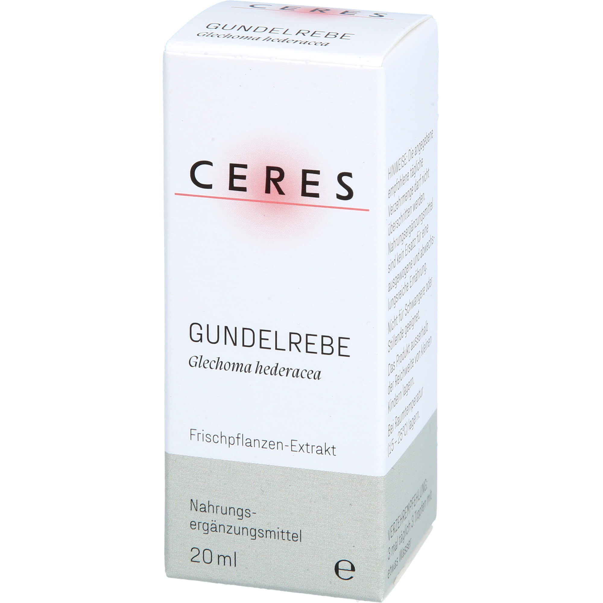 Ceres Gundelrebe Glechoma Hederacea Extrakt 20 ml CERES Heilmittel bei onfy.de kaufen 19209240