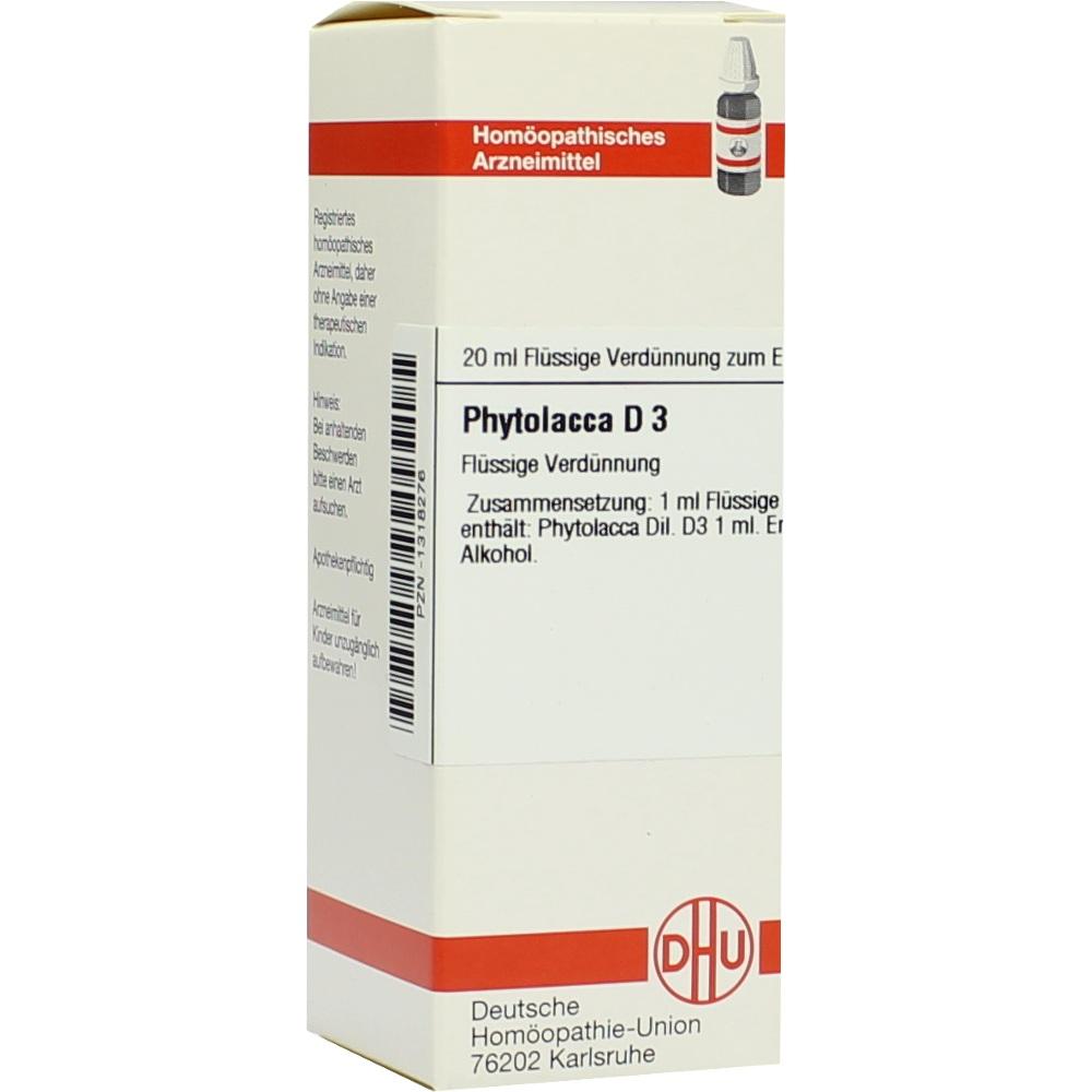 Phytolacca D3 null