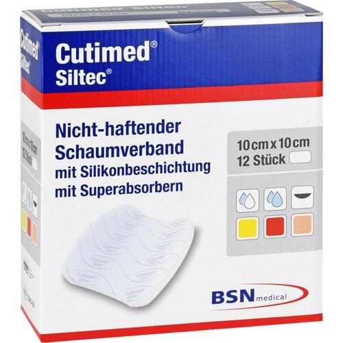 Cutimed Siltec Schaumverb.10x10 cm Nicht Haftend 12 St ACA Müller/ADAG Pharma bei onfy.de kaufen 17310644
