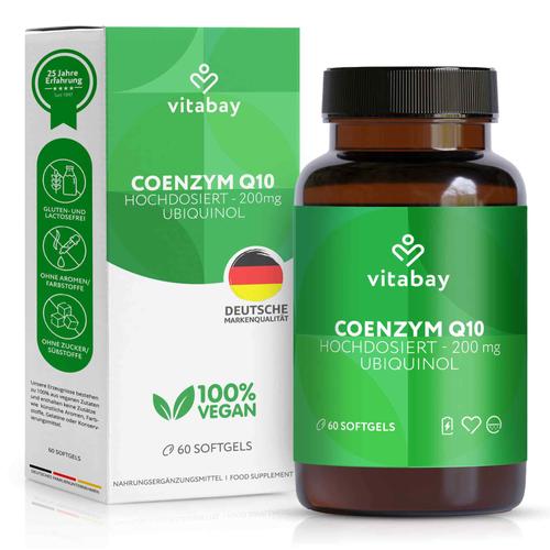 Coenzym Q10 Ubiquinol 200 mg Hochdosiert 60 St Vitabay CV bei onfy.de kaufen 19145250