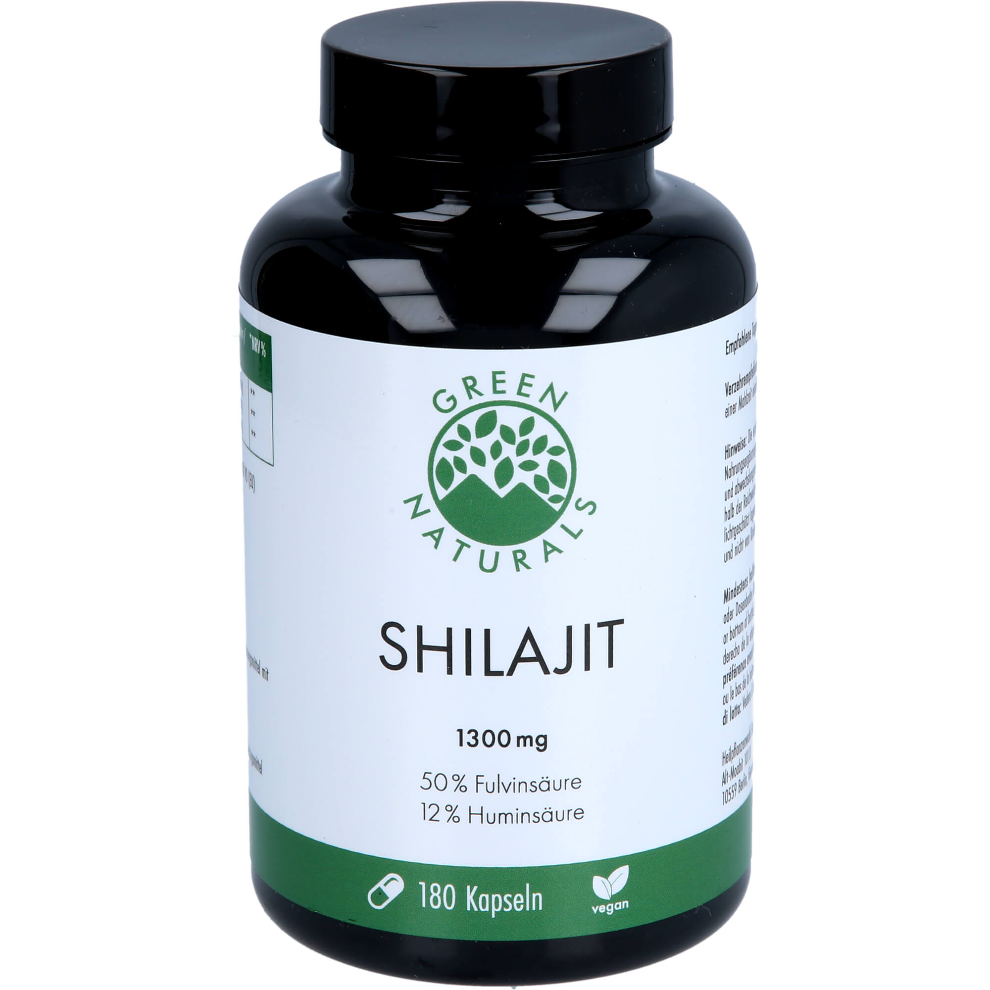 Green Naturals Shilajit 1300 mg Hochdosiert Vegan null