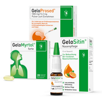 GeloMyrtol forte 20 St + GeloSitin Nasenpflege 15 ml + GeloProsed Pulver 2000000000213