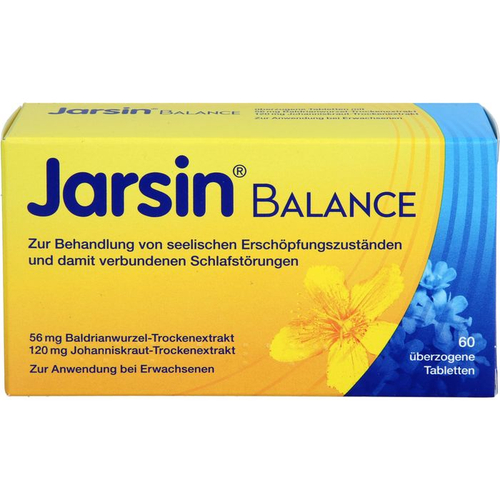 Jarsin Balance 56 mg / 120 mg Überzogene Tabletten 60 St MCM KLOSTERFRAU Vertr. bei onfy.de kaufen 05500138