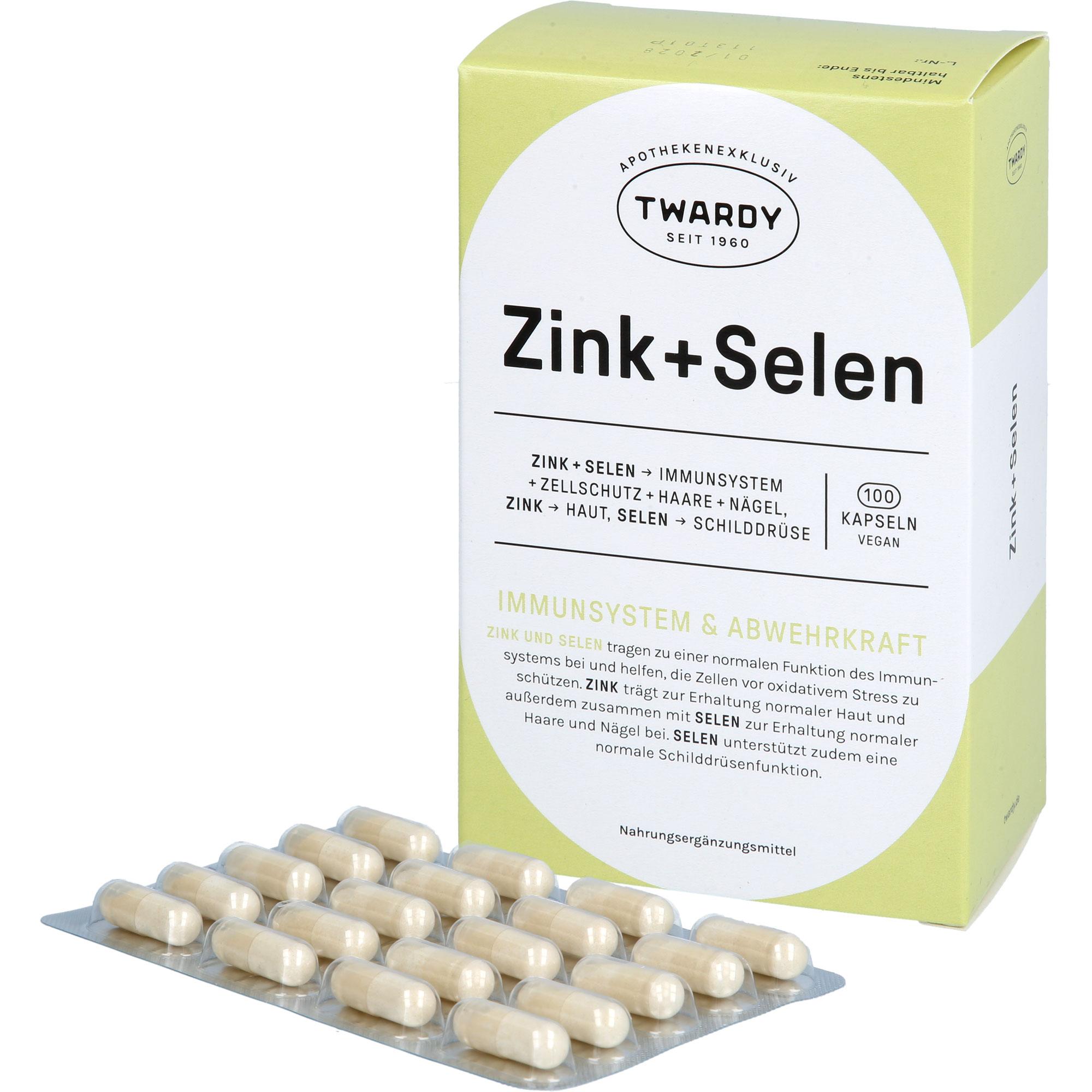 Zink + Selen Kapseln Vegan 100 St Astrid Twardy bei onfy.de kaufen 19741667