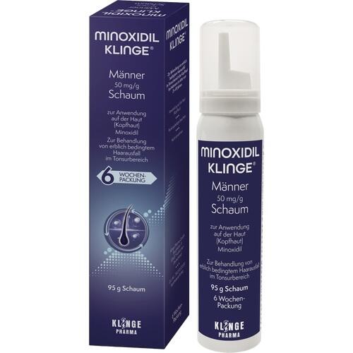 Minoxidil Klinge Männer 50 mg/G Schaum 95 g Klinge Pharma bei onfy.de kaufen 19886029