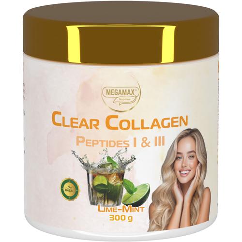 Collagen Clear Glow - Kollagen Peptide Lime-Minze 300 g Megamax B.V. bei onfy.de kaufen 19346296