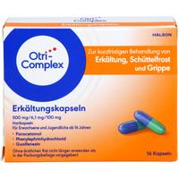 Otricomplex Erkältungskapseln 500mg/6.1mg/100mg null