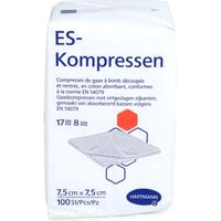 Es-Kompressen Unsteril 7.5x7.5 cm 8Fach null