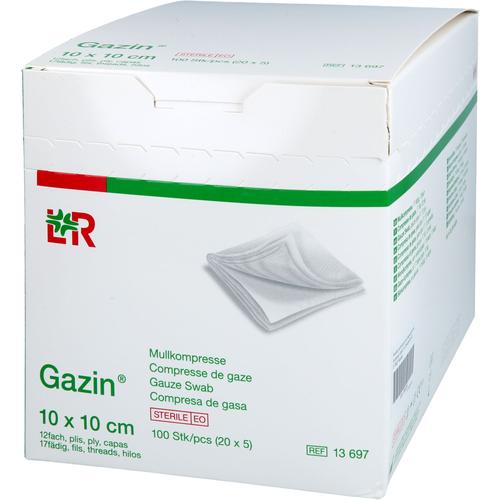 Gazin Mullkomp.10x10 cm Steril 12Fach Groß 20x5 St Avitamed bei onfy.de kaufen 19557395