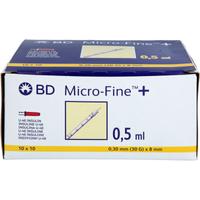 Bd Micro-Fine+ Insulinspr.0.5 ml U40 8 Mm