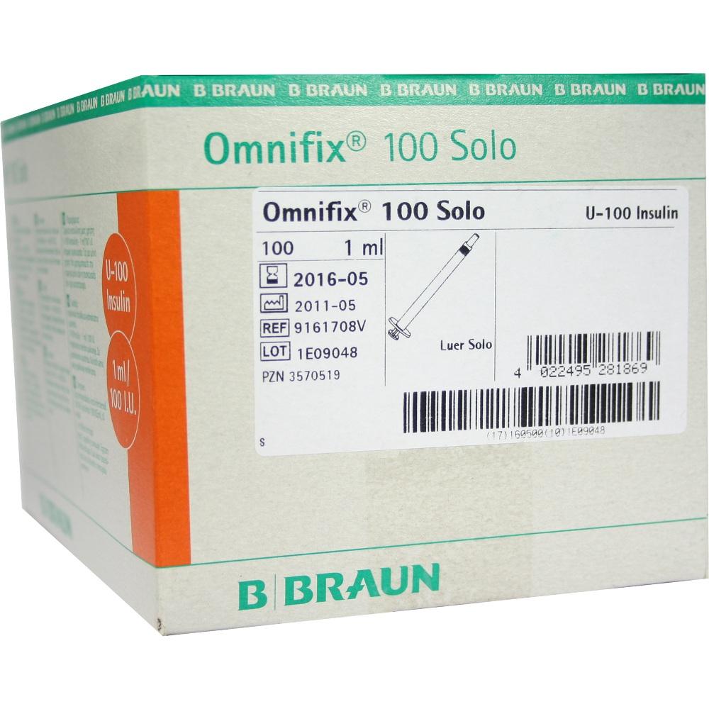 Omnifix 100 1.0ml/100 I.u. 100 St B. Braun Melsungen bei onfy.de kaufen 03570519