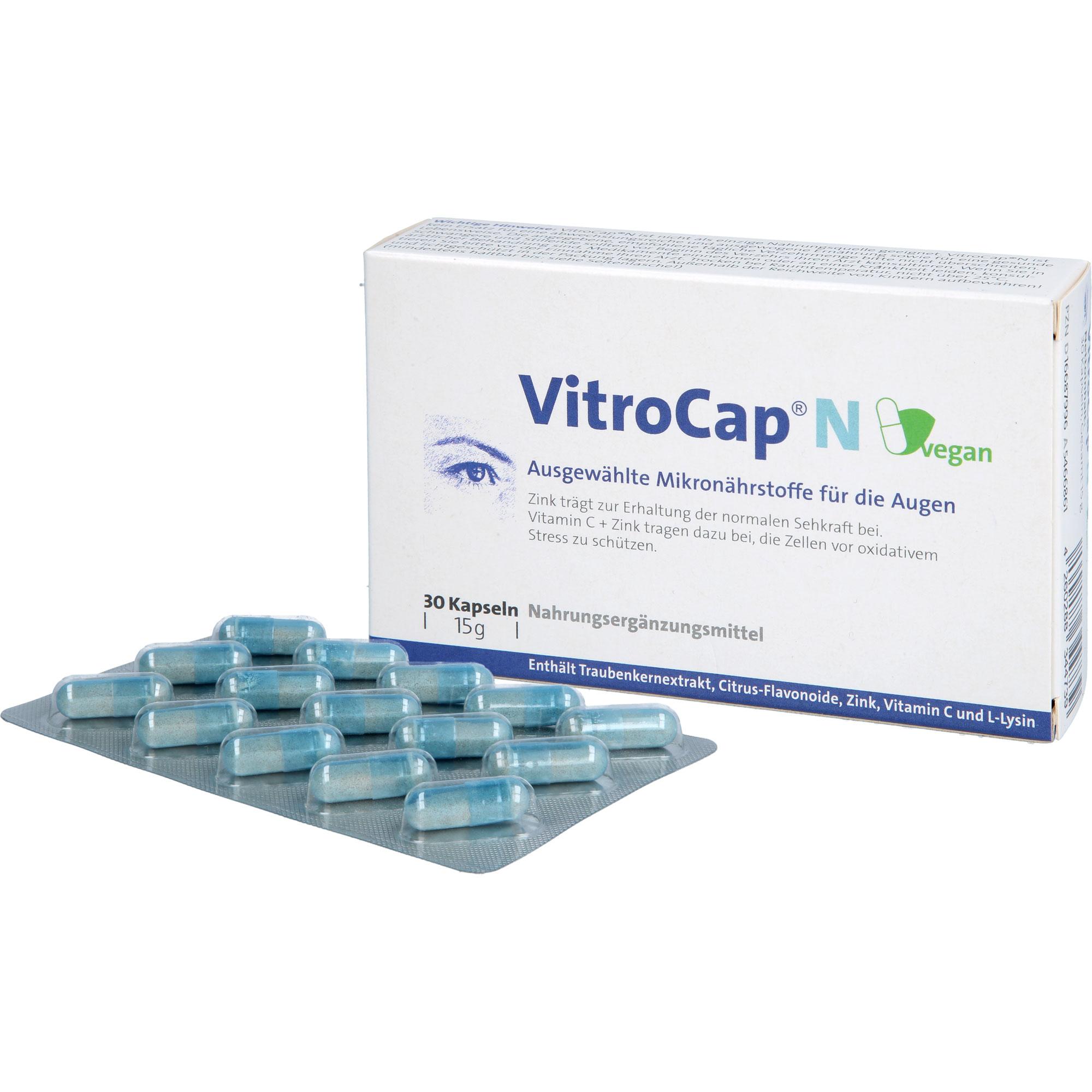 Vitrocap N Vegan - 30 Kapseln 30 St ebiga-VISION bei onfy.de kaufen 16687996
