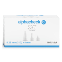 Alphacheck Soft Pen-Nadeln 0.25 Mm (31G) X 8 Mm null