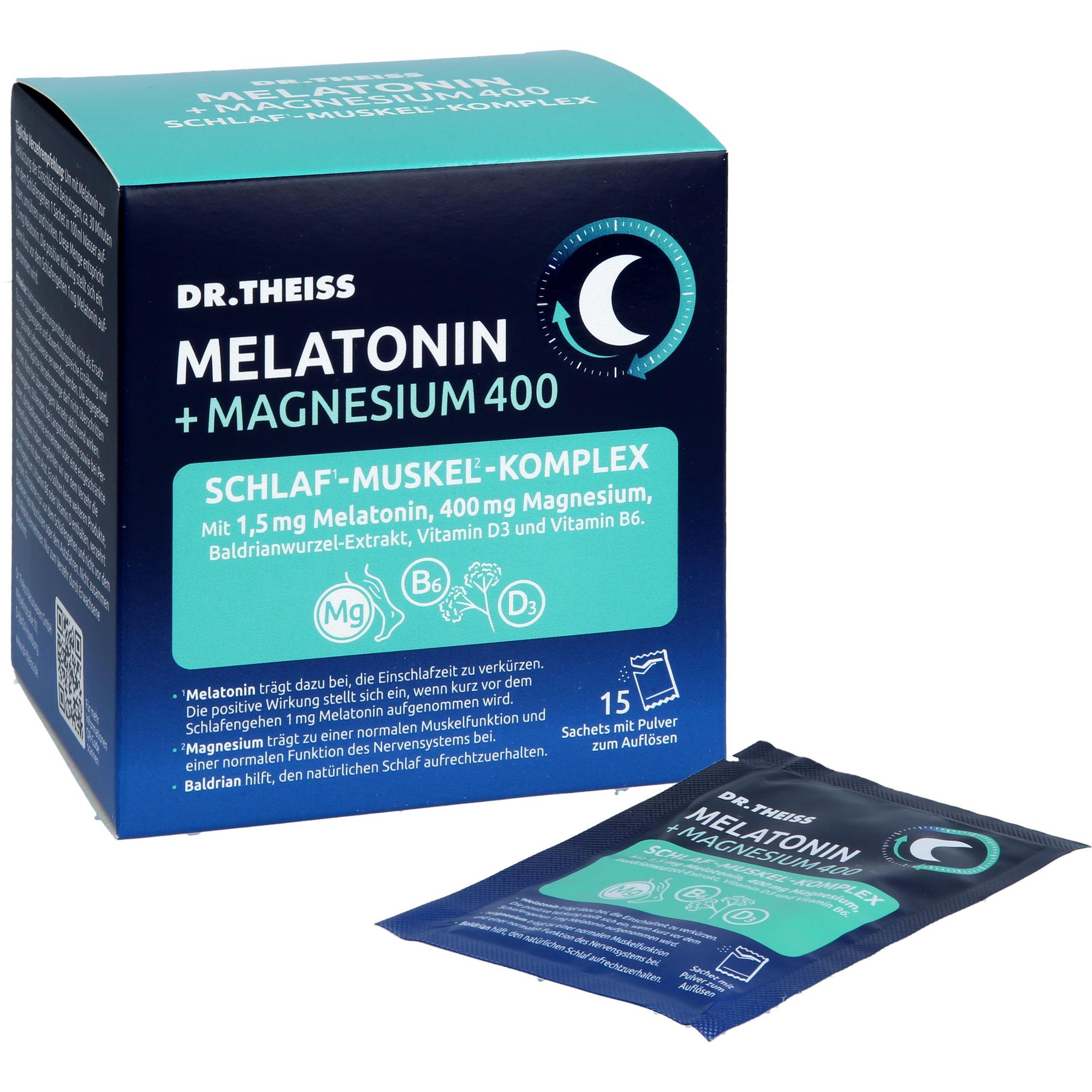 Dr. Theiss Melatonin+magn.400 Schlaf-Muskel-Kompl. 15x5 g Dr. Theiss Naturwaren bei onfy.de kaufen 19868913