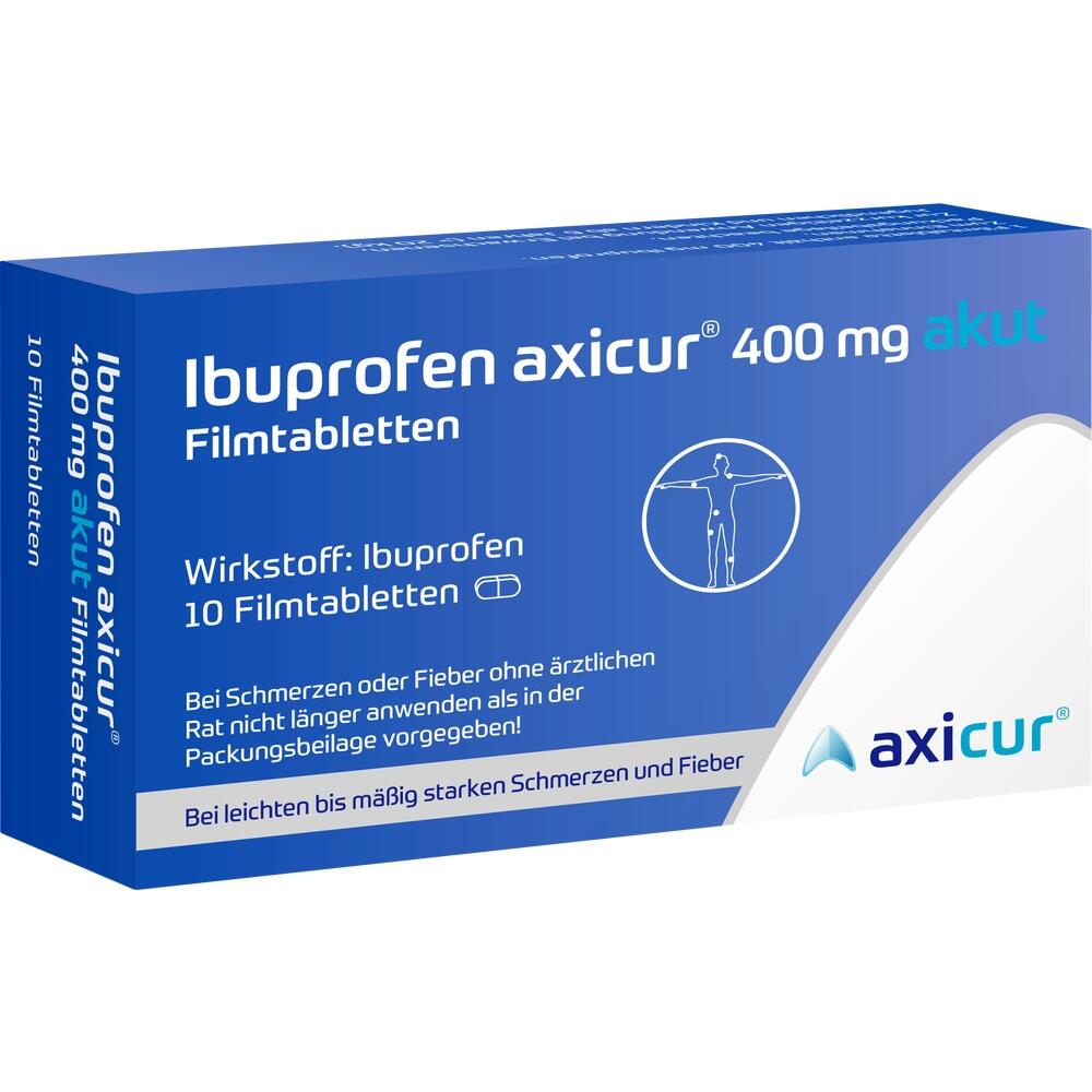 Ibuprofen Axicur 400 mg Akut Filmtabletten null