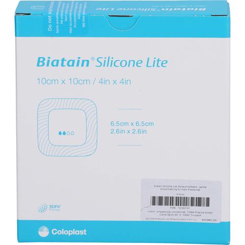 Biatain Silicone Lite 10x10 cm Schaumverband 10 St ToRa Pharma bei onfy.de kaufen 19166743