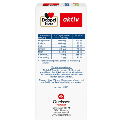 Doppelherz Magnesium+kalium 60 St Queisser Pharma bei onfy.de kaufen 11692343
