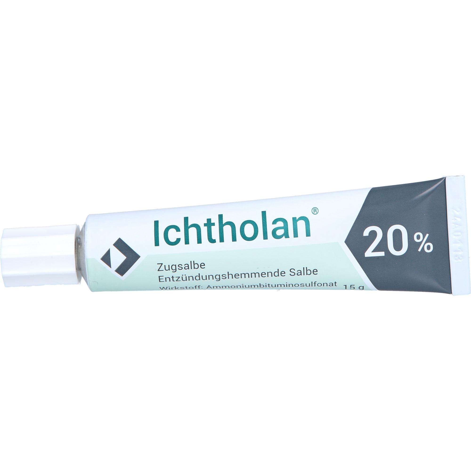 Ichtholan Zugsalbe 20% 15 g Ichthyol-Gesellschaft Cordes Hermanni bei onfy.de kaufen 19099225