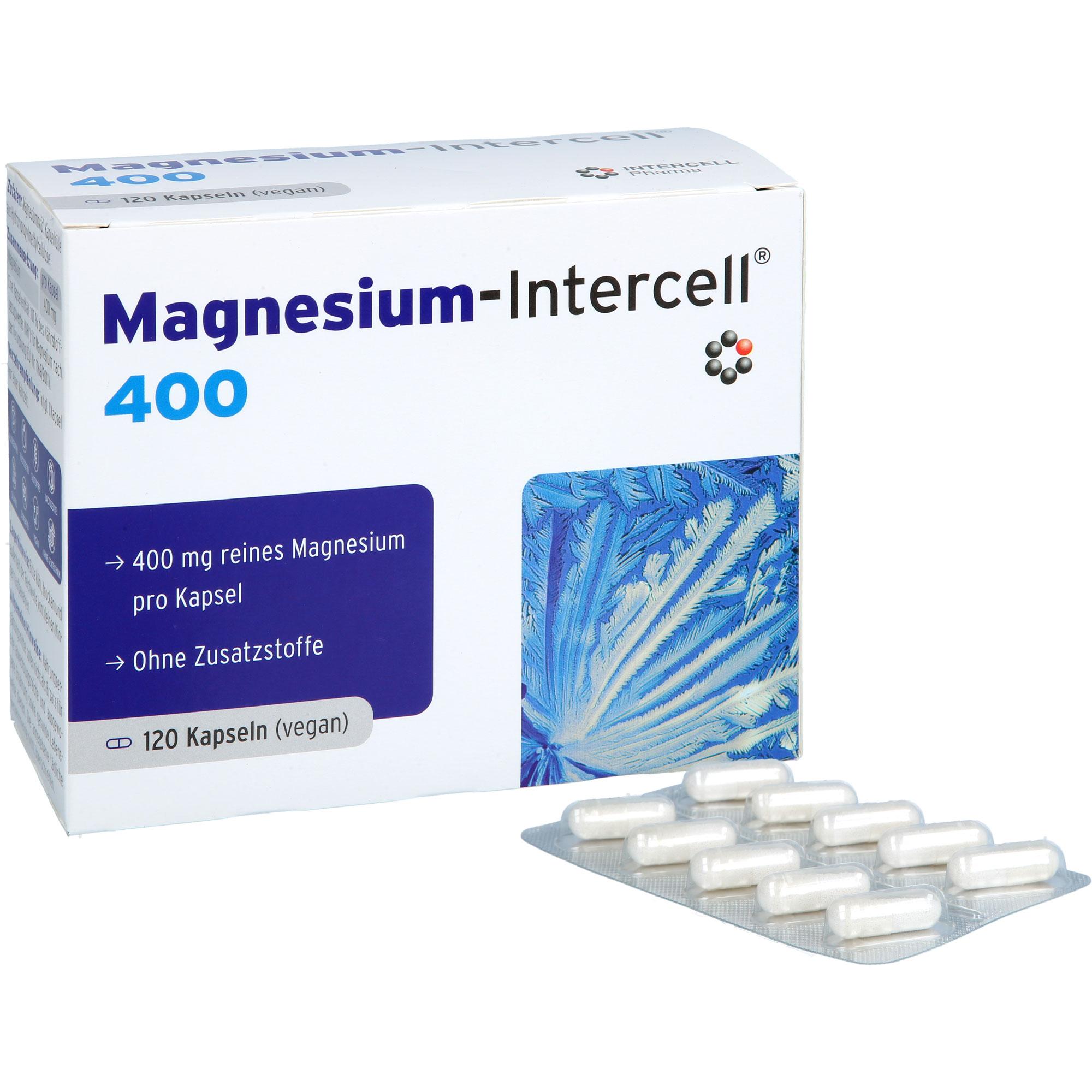 Magnesium-Intercell 400 120 St INTERCELL-Pharma bei onfy.de kaufen 19275656