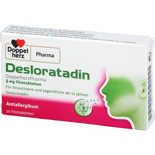 Desloratadin Doppelherzpharma 5 mg 20 St Queisser Pharma bei onfy.de kaufen 18677200