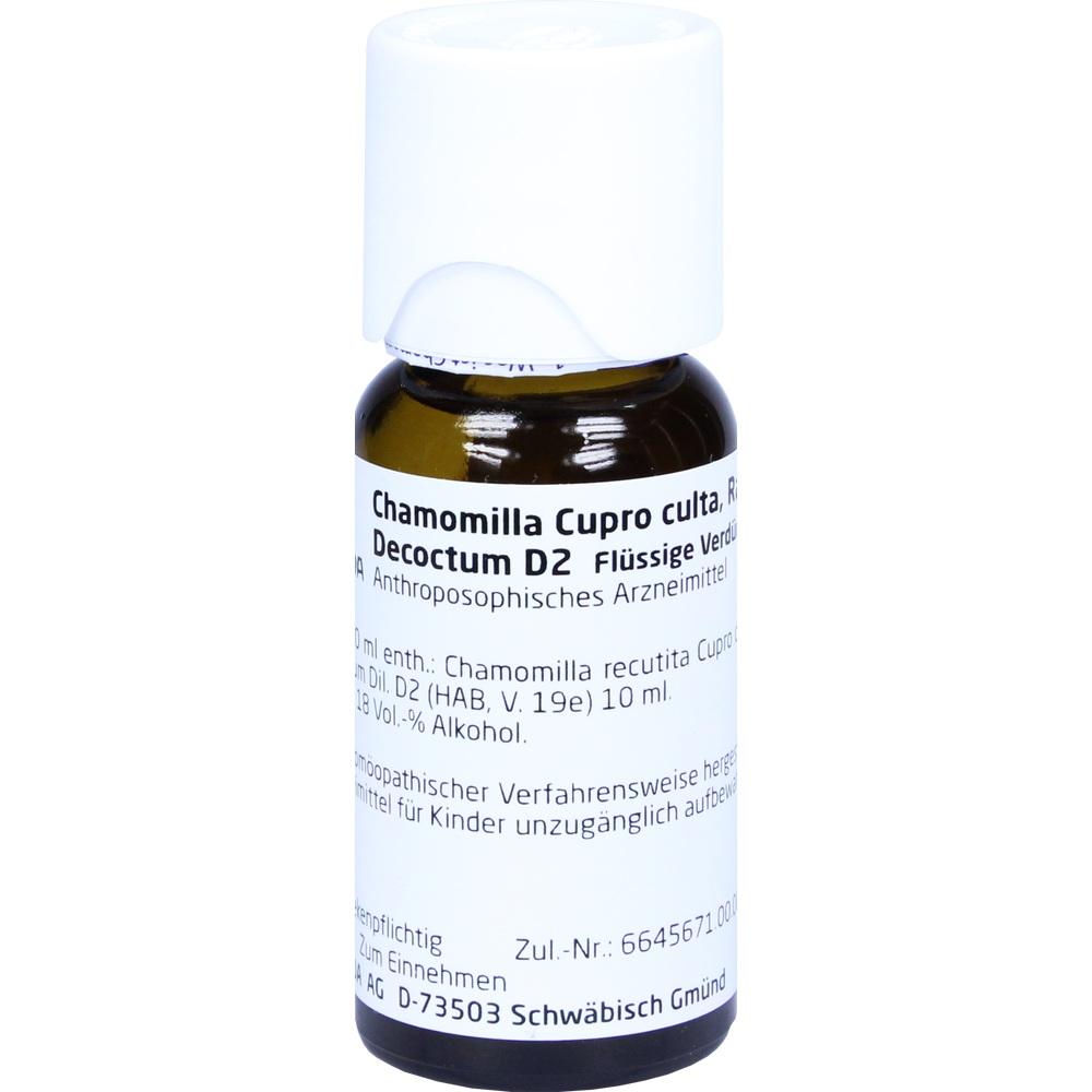 Chamomilla Cu Cul Ra D 2