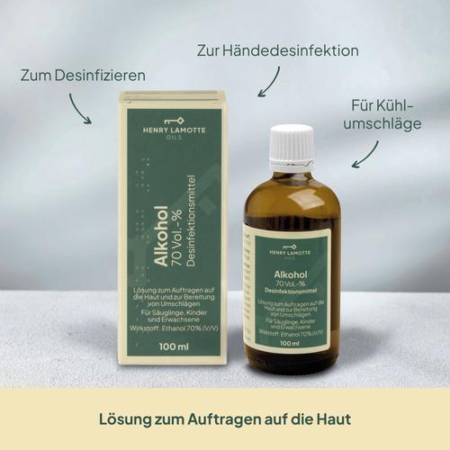 Alkohol 70 Vol.-% 100 ml HENRY LAMOTTE OILS GMB bei onfy.de kaufen 10042755