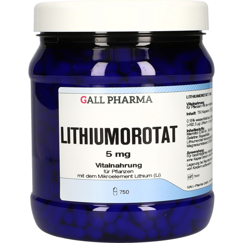 Lithiumorotat 5mg Gph Kapseln 750 St Hecht-Pharma bei onfy.de kaufen 20124589