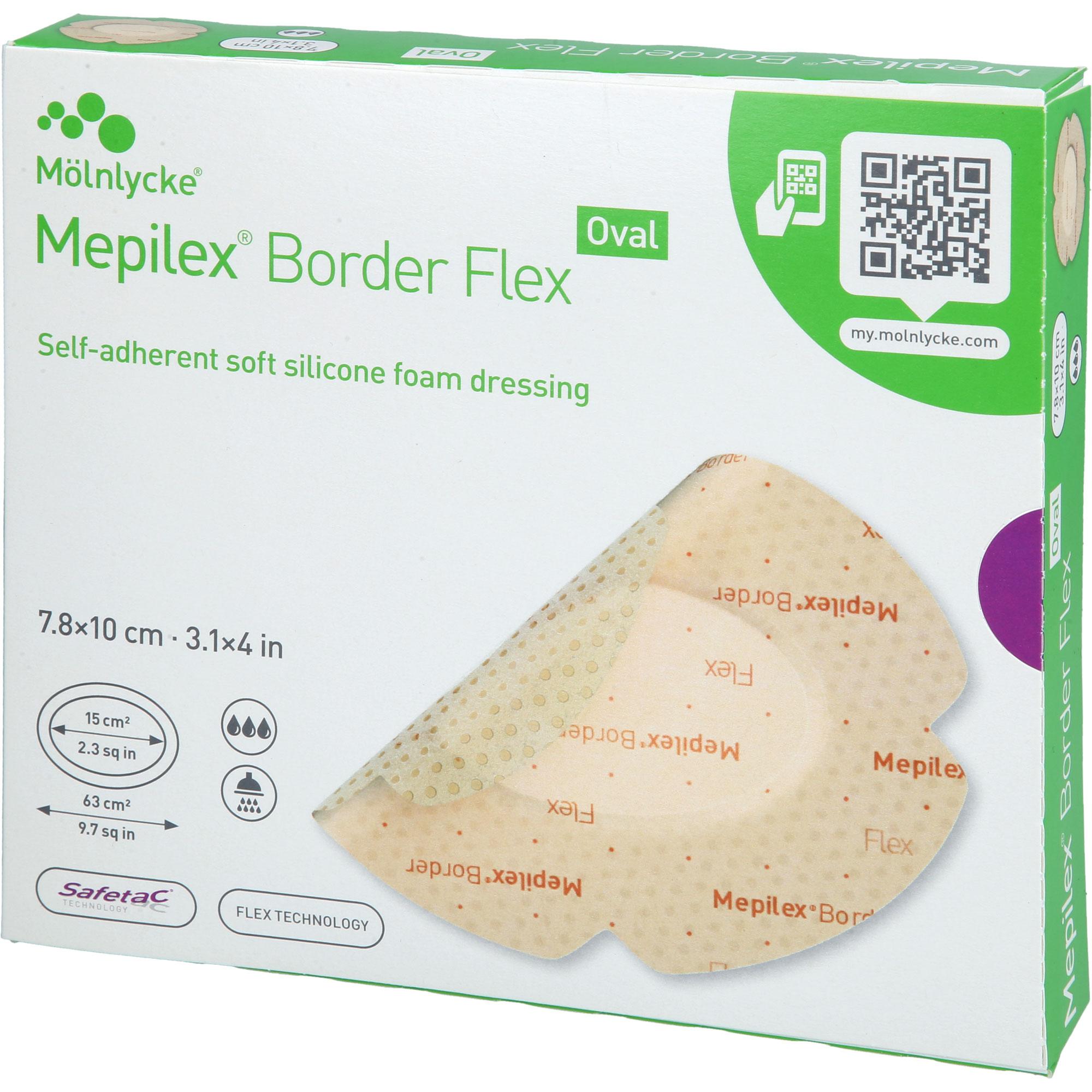 Mepilex Border Flex Schaumverb.haft.7.8x10 cm Oval 5 St Crosp Medical bei onfy.de kaufen 19341519