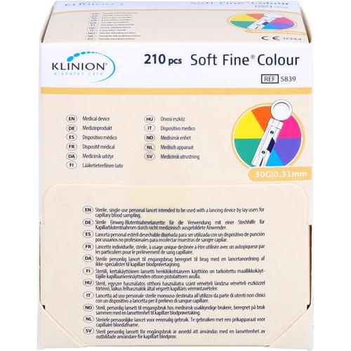 Klinion Soft Fine 30G Lanzetten Bunt 210 St actiPart bei onfy.de kaufen 09630263