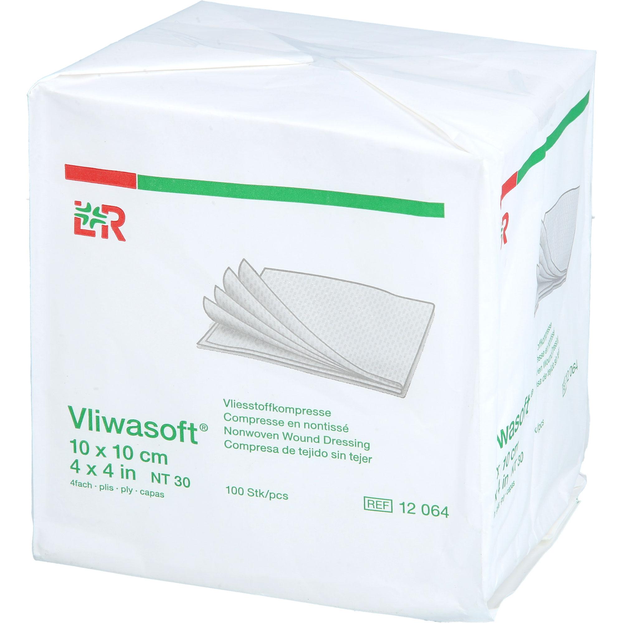 Vliwasoft Vlieskompressen Unsteril 10x10 cm 4L. 100 St ToRa Pharma bei onfy.de kaufen 19788887