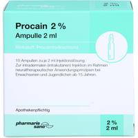 Procain Pharmarissano Ampulle 2% 2 ml null