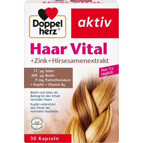 Doppelherz Haar Vital + Zink + Hirse 30 St Queisser Pharma bei onfy.de kaufen 19760251