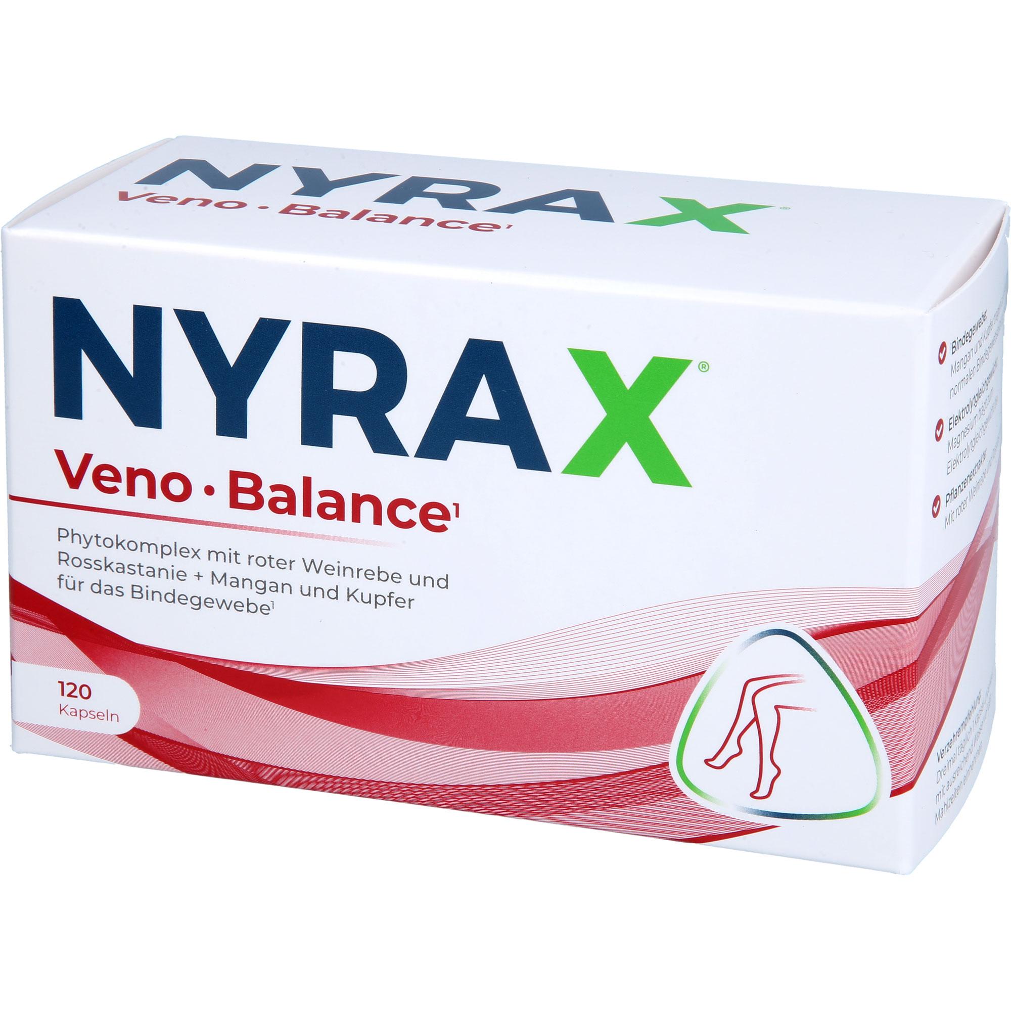 Nyrax Veno Balance Phytokomplex - Bindegewebe 120 St Heilpflanzenwohl bei onfy.de kaufen 19478572