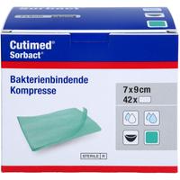 Cutimed Sorbact Kompressen 7x9 cm null