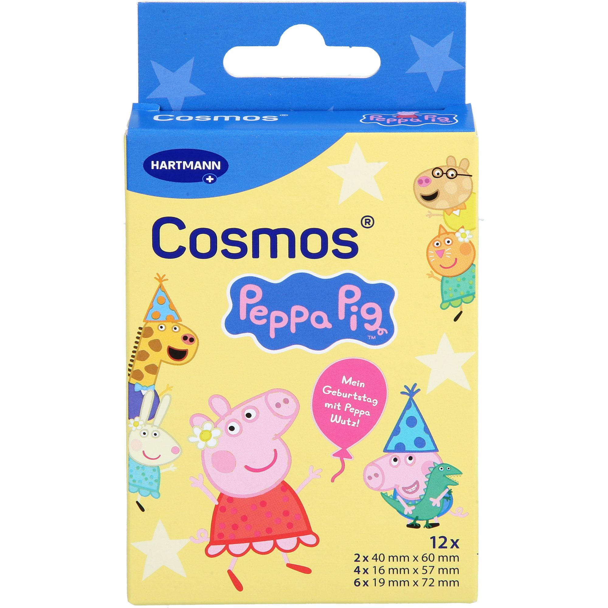 Cosmos Peppa Pig Pflasterstrips 3 Größen null