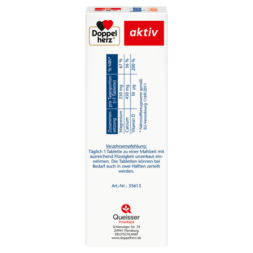 Doppelherz Magnesium+calcium+d3 Aktiv 120 St Queisser Pharma bei onfy.de kaufen 16824542