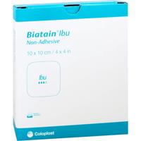 Biatain Ibu Schaumverband 10x10 cm Nicht Haftend null