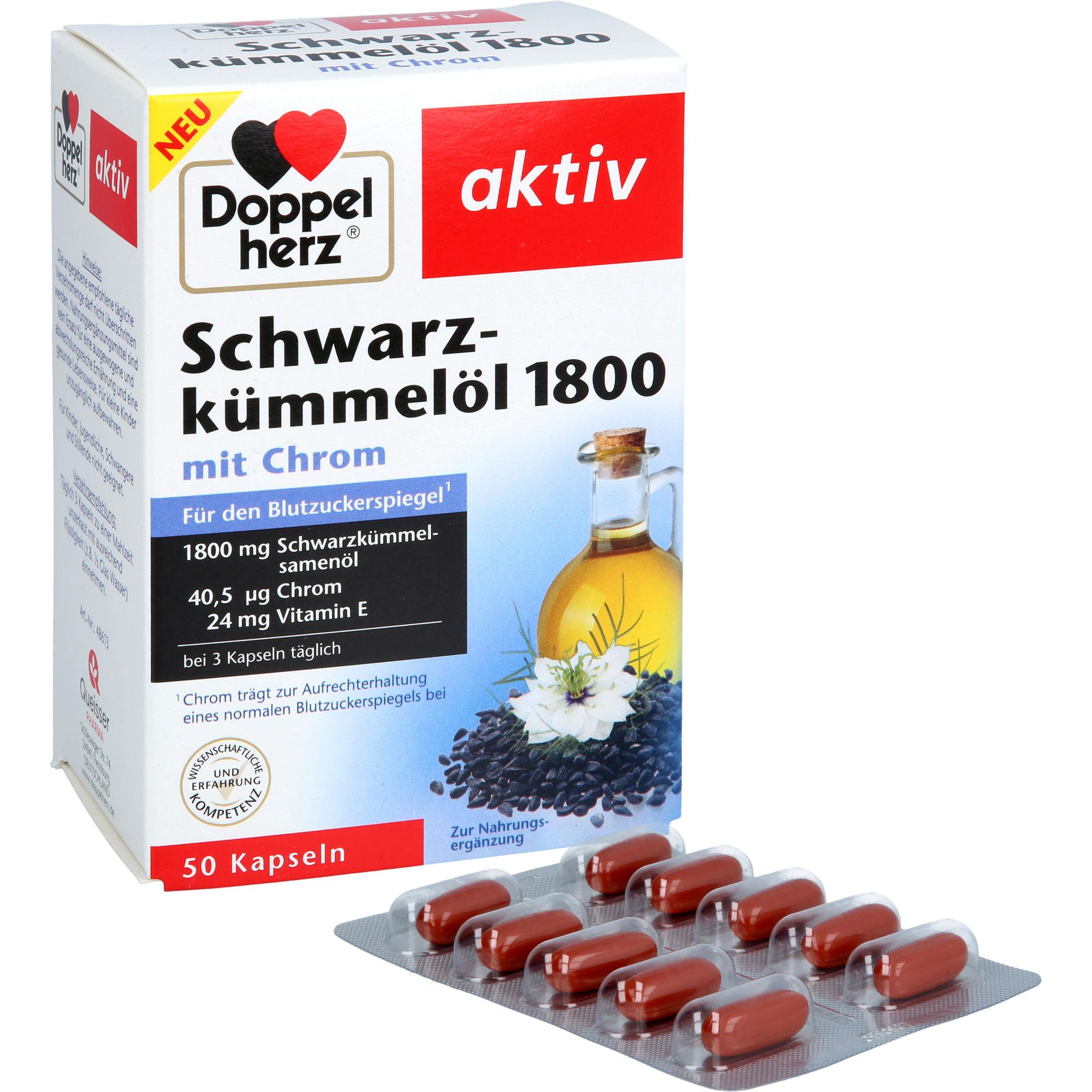Doppelherz Schwarzkümmelöl 1800 50 St Queisser Pharma bei onfy.de kaufen 19479815