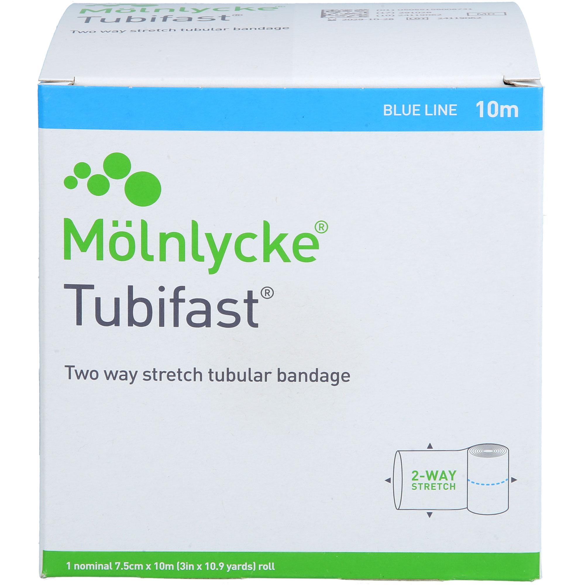Tubifast 2-Way Stretch 7.5 cmx10 M Blau null