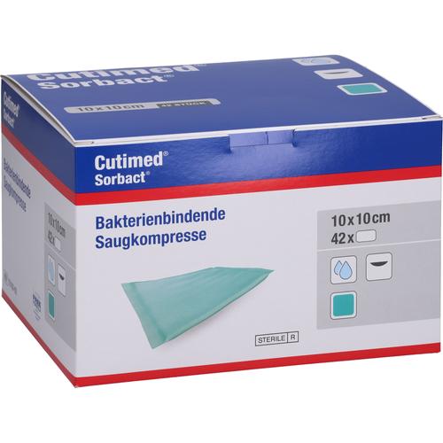 Cutimed Sorbact Saugkompressen 10x10 cm 42 St Docpharm bei onfy.de kaufen 18268542