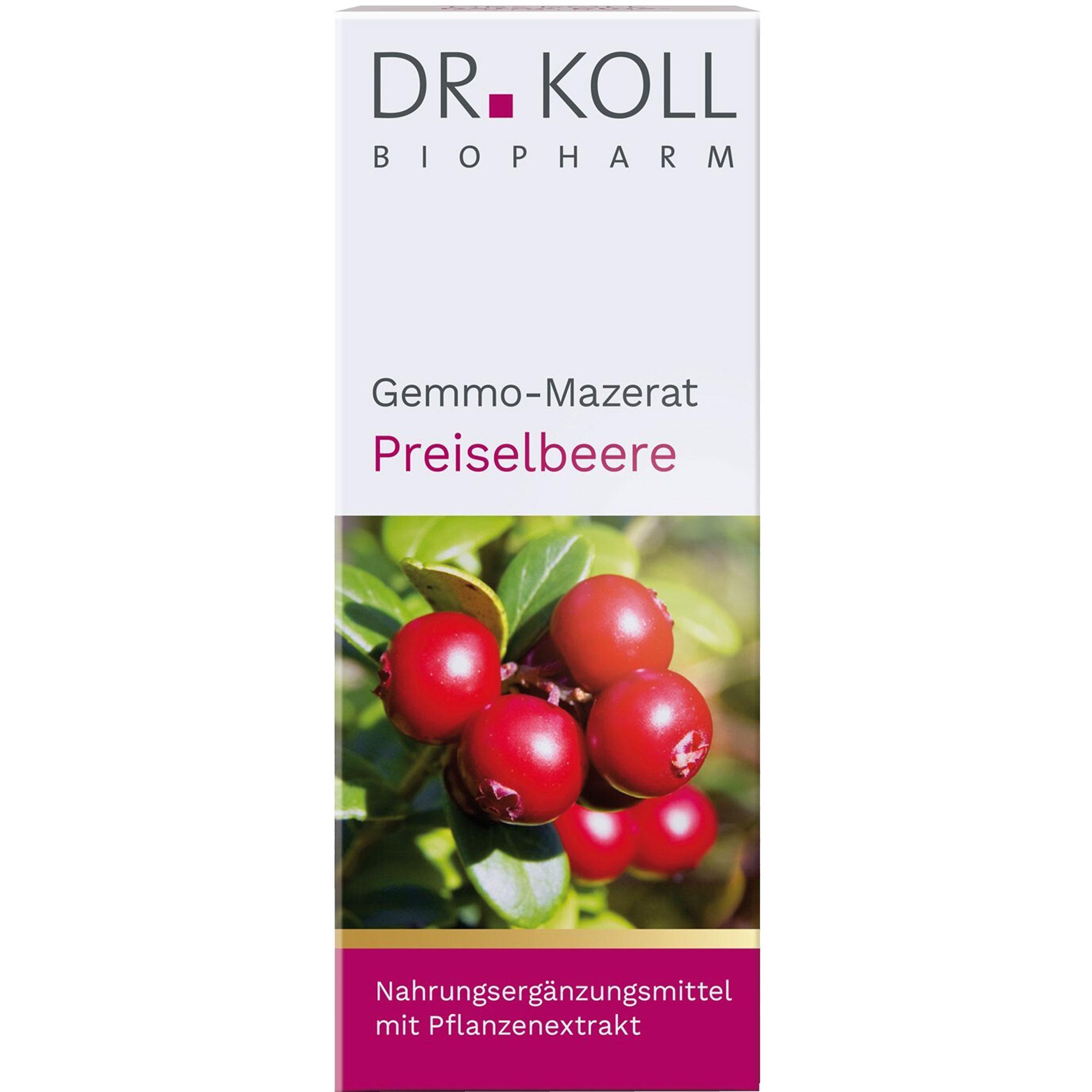 Gemmomazerat Preiselbeere Dr. Koll Vitis Idaea null