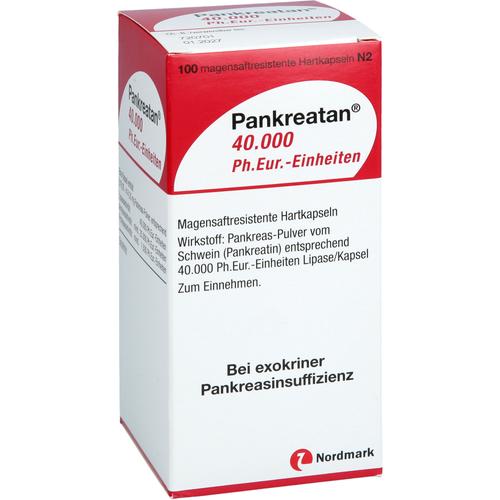 Pankreatan 40.000 Ph.eur.-Einheiten 100 St NORDMARK Pharma bei onfy.de kaufen 18676028