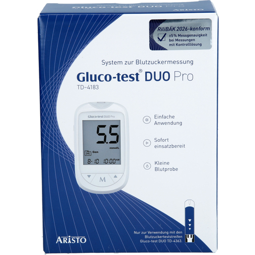 Gluco-Test Duo pro Set Mmol/L 1 St Aristo Pharma bei onfy.de kaufen 19782181
