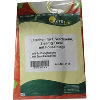 Lätzchen Erw.m.tasche 2-Seit.tex.m.fol.druckknöpfe null