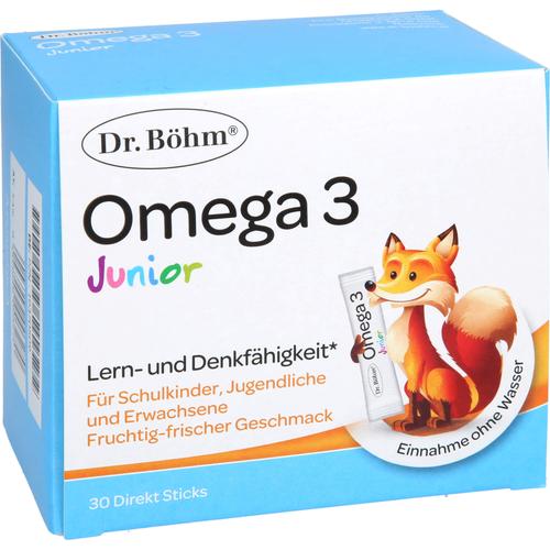 Dr. Böhm Omega 3 Junior Direkt Sticks 30x1.5 g Apomedica Pharmazeutische Produkte bei onfy.de kaufen 19370509