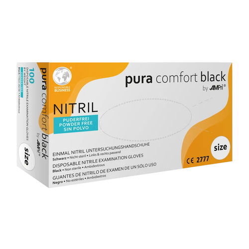 Pura Comfort Nitril Puderfrei Black Gr. L 100 St AMPri Handelsgesellschaft bei onfy.de kaufen 15432952