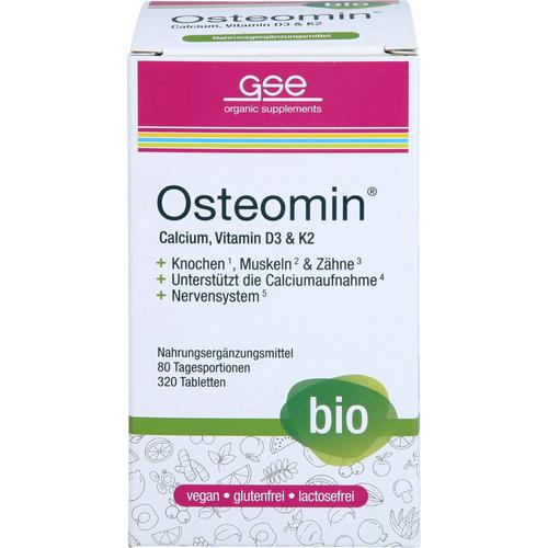 Gse Osteomin Bio Calcium Vitamin D3 + K2 Tabletten 320 St GSE Vertrieb Biologische Nahrungsergänzungs- & Heilmittel bei onfy.de kaufen 18076216