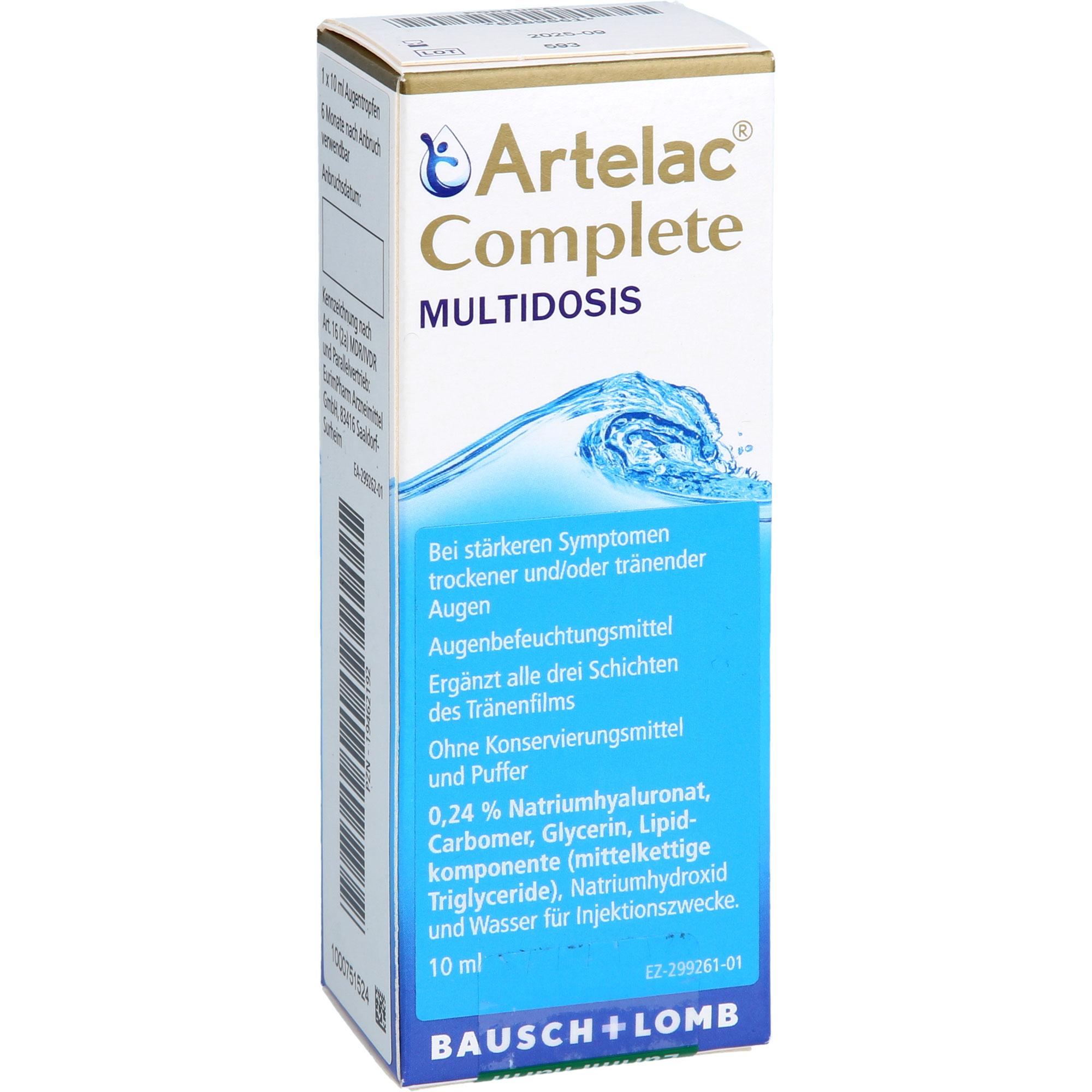 Artelac Complete Mdo Augentropfen 10 ml EurimPharm Arzneimittel bei onfy.de kaufen 19462192