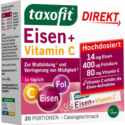 Taxofit Eisen+vitamin C Direktgranulat 20 St MCM KLOSTERFRAU Vertr. bei onfy.de kaufen 19080556